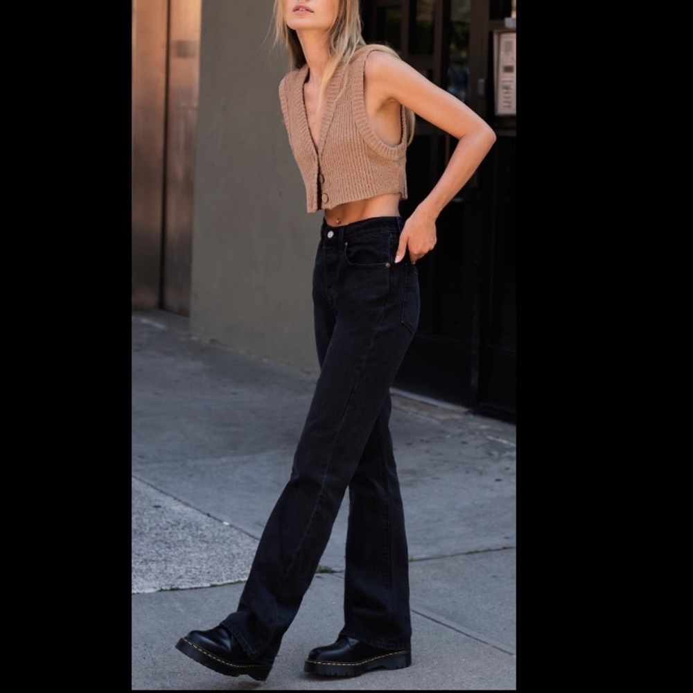 Ribcage wide leg black Levi’s - 30